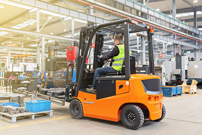 Mobile Data Terminal for Forklift Operations